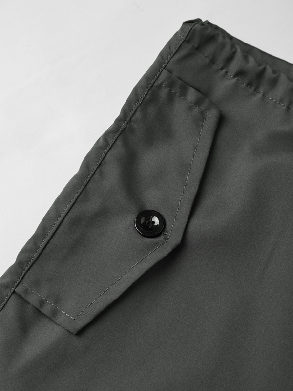 Pantalones cargo de paracaídas con cordones y cordones vintage para hombre-5