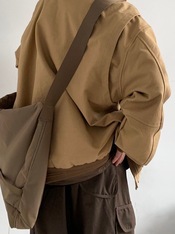Chaqueta con empalme de cuello con solapa y bordado vintage para hombre-4